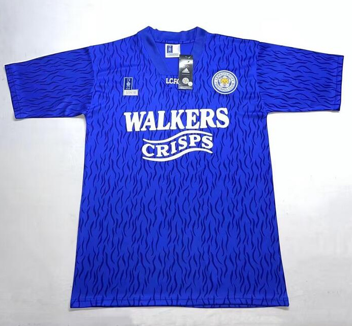 Retro Leicester City 1992-94 Home Soccer Jersey