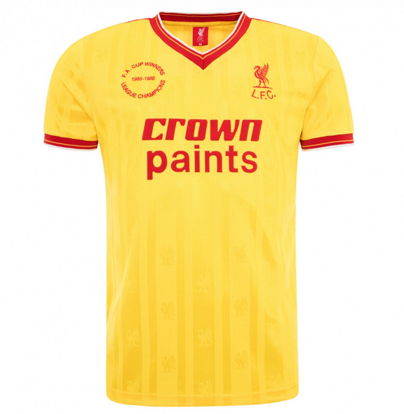 Retro Liverpool 1985-86 Away Soccer Jersey