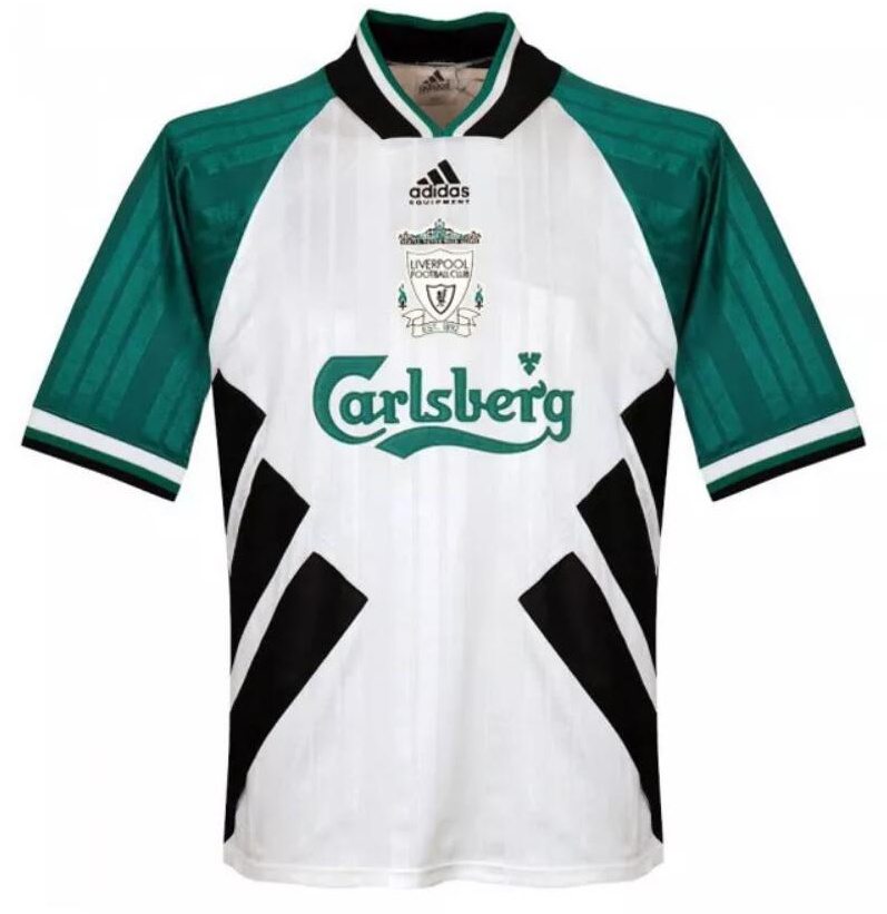 Retro Liverpool 1993-1995 Away Soccer Jersey