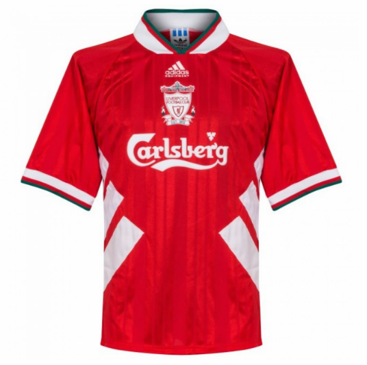 Retro Liverpool 1993-1995 Home Soccer Jersey