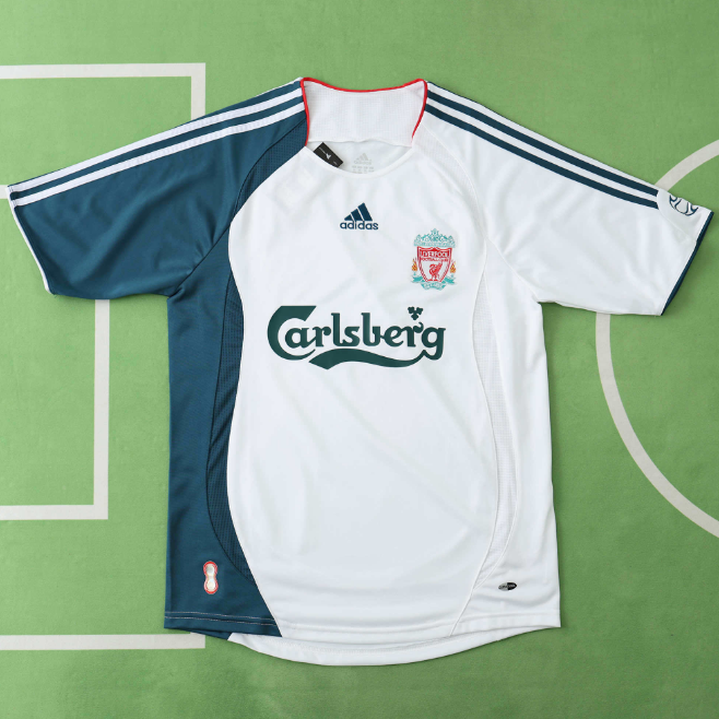 Retro Liverpool 2006-07 Away Soccer Jersey