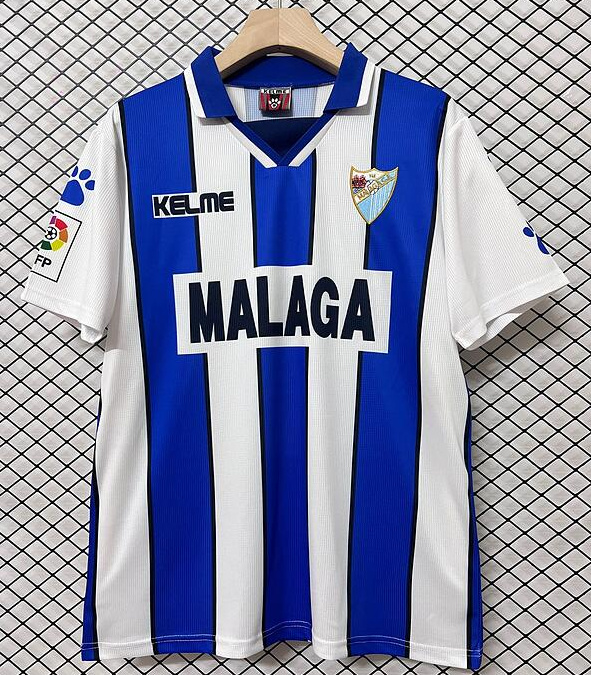 Retro Malaga 1998-99 Home Soccer Jersey