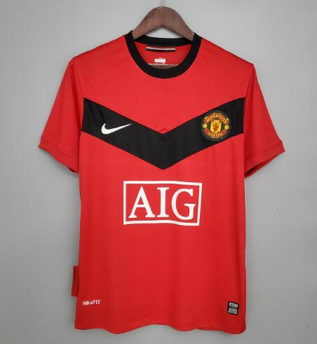 Retro Manchester United 09-10 Home Soccer Jersey
