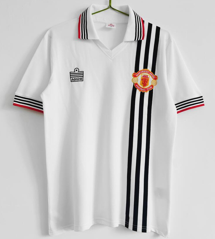 Retro Manchester United 1975-80 Away Soccer Jersey