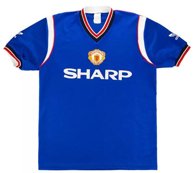 Retro Manchester United 1984 Away Soccer Jersey