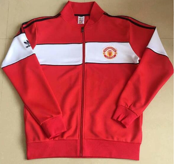 Retro Manchester United 1984 Training Jacket Red