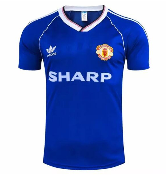Retro Manchester United 1988 Away Soccer Jersey