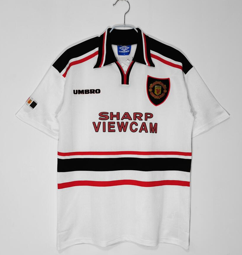Retro Manchester United 1998-99 Away Soccer Jersey