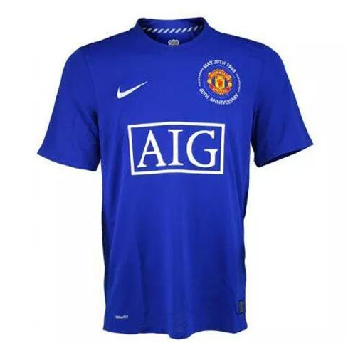 Retro Manchester United 2007-08 Away Soccer Jersey