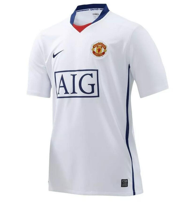 Retro Manchester United 2008-09 Away Soccer Jersey Champions League Version