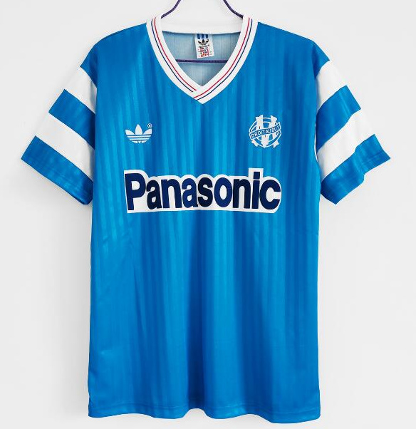 Retro Marseilles 1990-91 Away Soccer Jersey