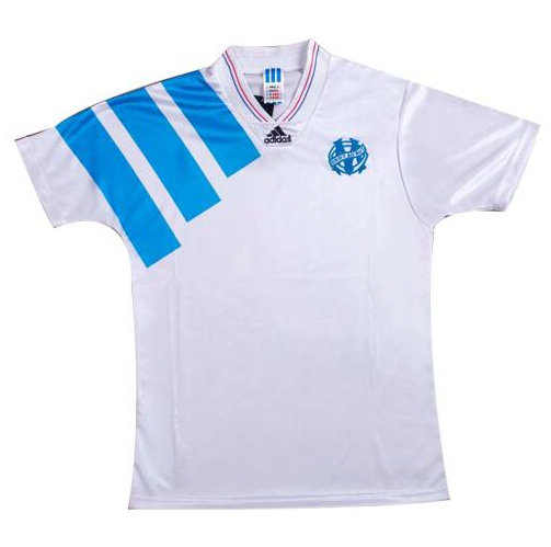 Retro Marseilles 1992-1993 Home Soccer Jersey