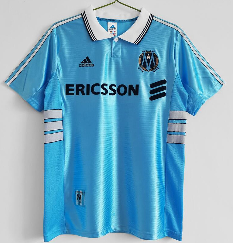 Retro Marseilles 1998-99 Away Soccer Jersey
