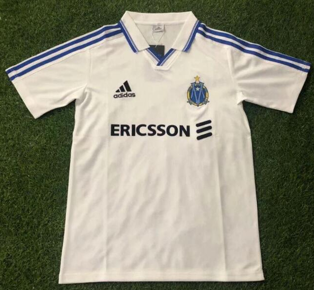 Retro Marseilles 1999-2000 Home Soccer Jersey