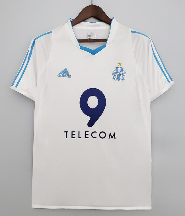 Retro Marseilles 2002-03 Home Soccer Jersey