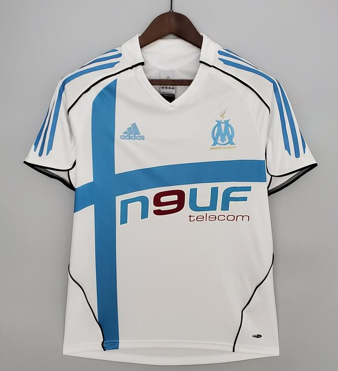 Retro Marseilles 2005-06 Home Soccer Jersey