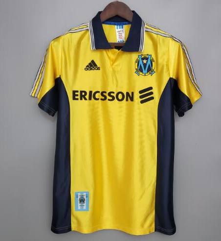 Retro Marseilles 98-99 Away Soccer Jersey