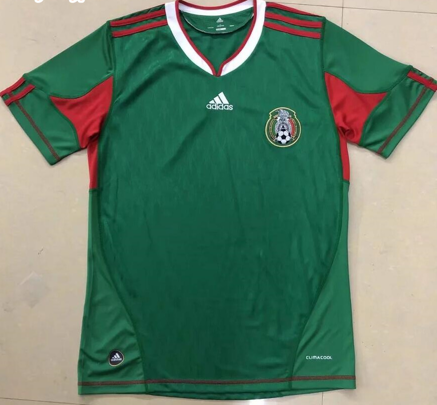 Retro Mexico 2010 Home Soccer Jersey