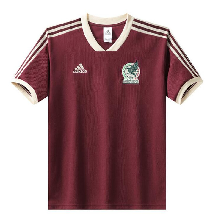 Retro Mexico Red Soccer Jersey