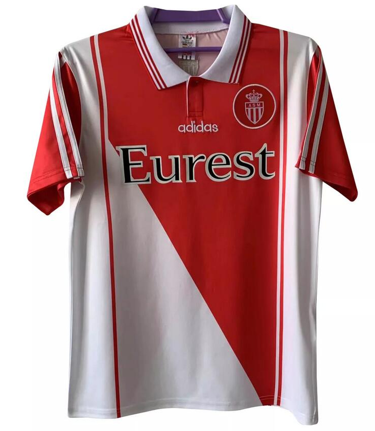 Retro Monaco 1998 Home Soccer Jersey