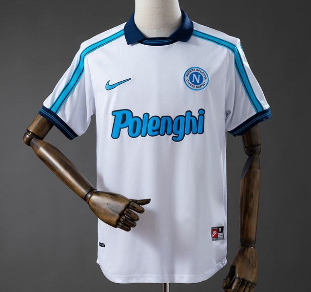 Retro Napoli 1998-99 Away Soccer Jersey