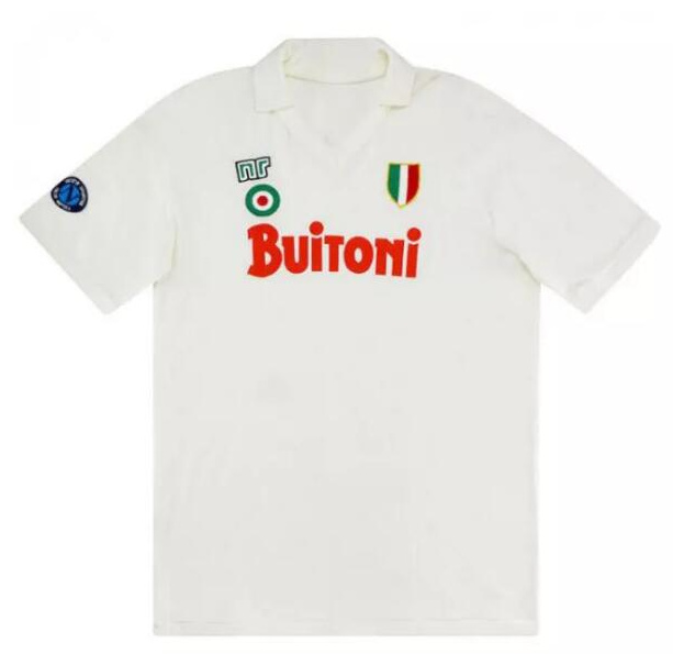 Retro Napoli 87-88 Away Soccer Jersey