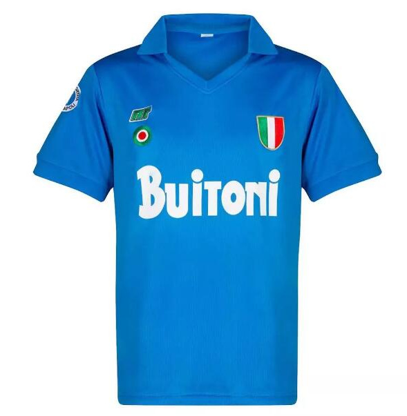 Retro Napoli 87-88 Home Soccer Jersey