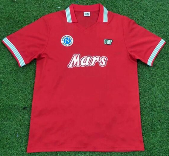 Retro Napoli 88-89 Away Soccer Jersey