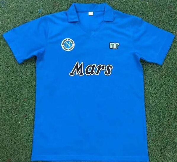 Retro Napoli 89-90 Home Soccer Jersey