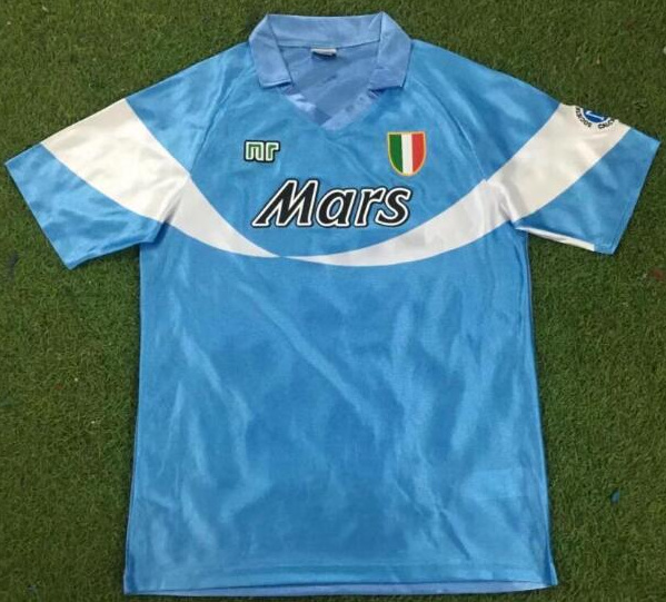 Retro Napoli 90-91 Home Soccer Jersey