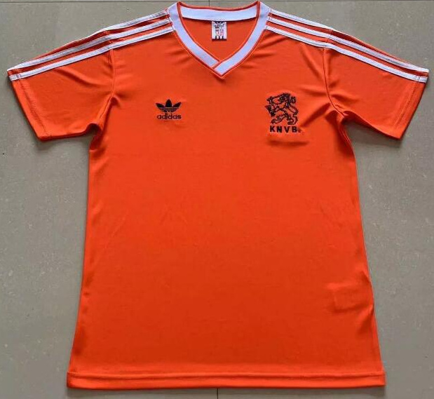 Retro Netherlands 1986 Home Soccer Jersey