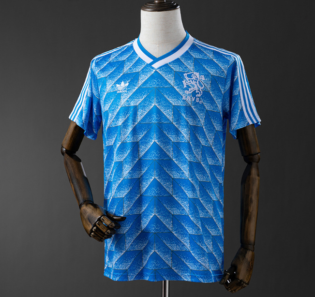 Retro Netherlands 1988 Away Soccer Jersey