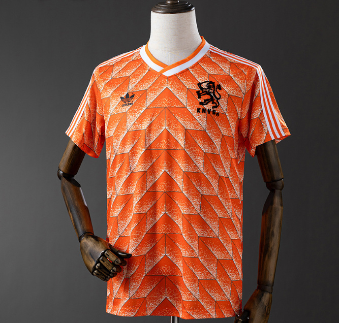 Retro Netherlands 1988 Home Soccer Jersey