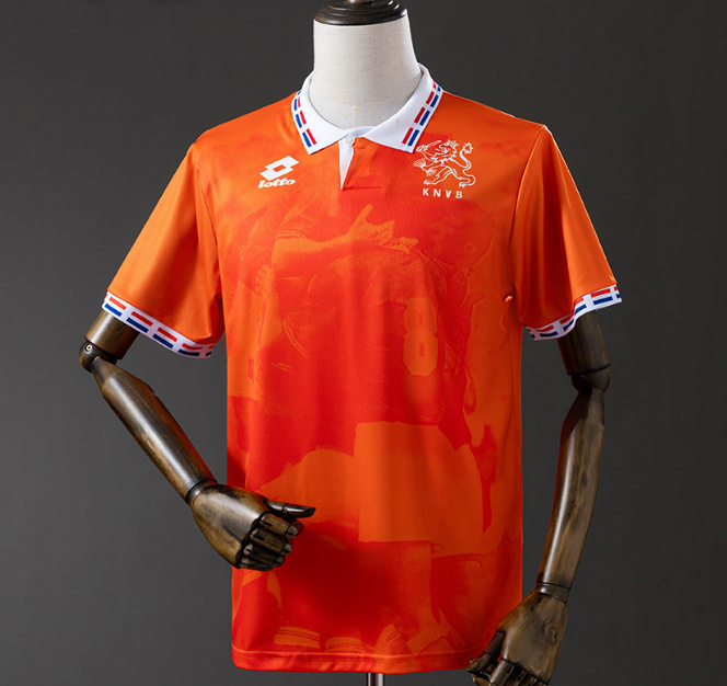 Retro Netherlands 1996 Home Soccer Jersey