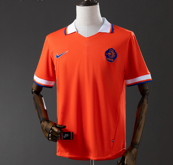 Retro Netherlands 1997-98 Home Soccer Jersey