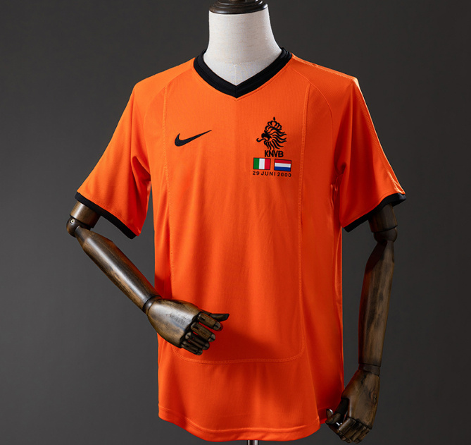 Retro Netherlands 2000 Home Soccer Jersey