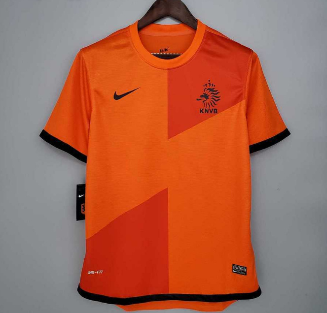 Retro Netherlands 2012 Home Soccer Jersey