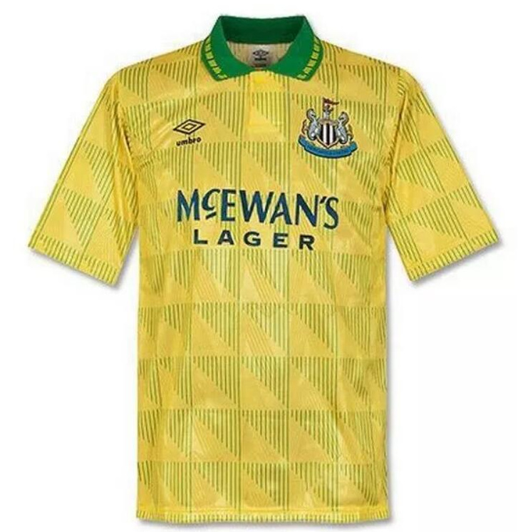 Retro Newcastle United 1991 Away Soccer Jersey