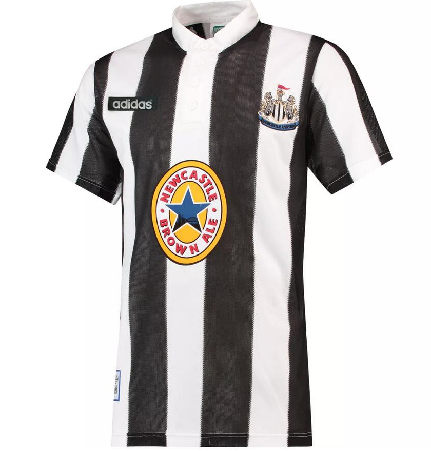 Retro Newcastle United 1995-97 Home Soccer Jersey