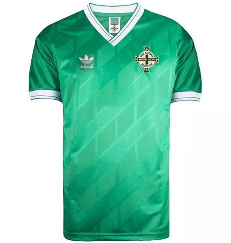 Retro Northern Ireland 1988 Home Soccer Jersey