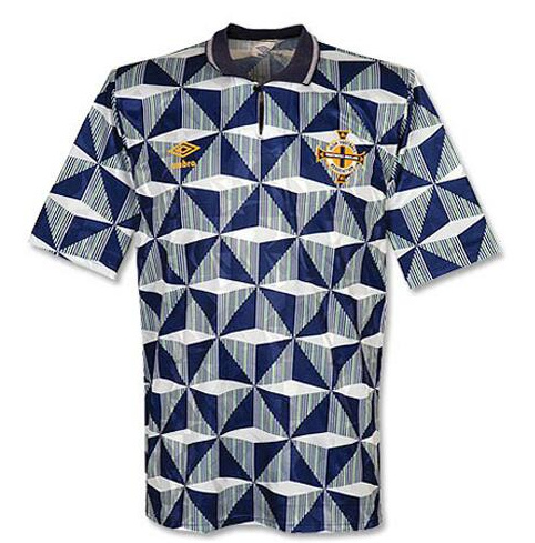 Retro Northern Ireland 1990-1993 Away Soccer Jersey