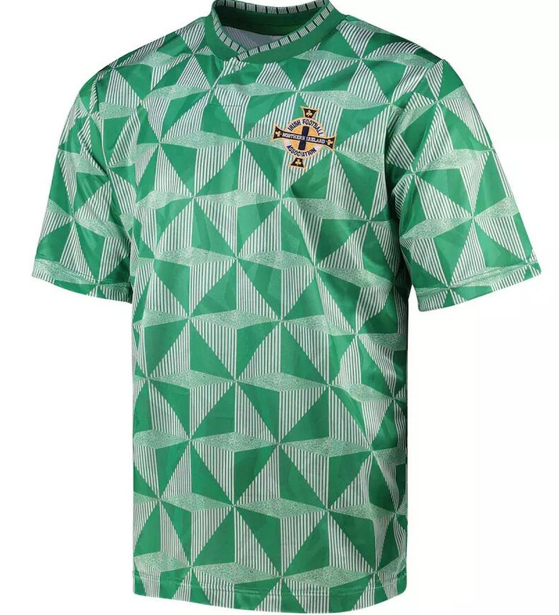 Retro Northern Ireland 1990 Home Kit Soccer Jersey