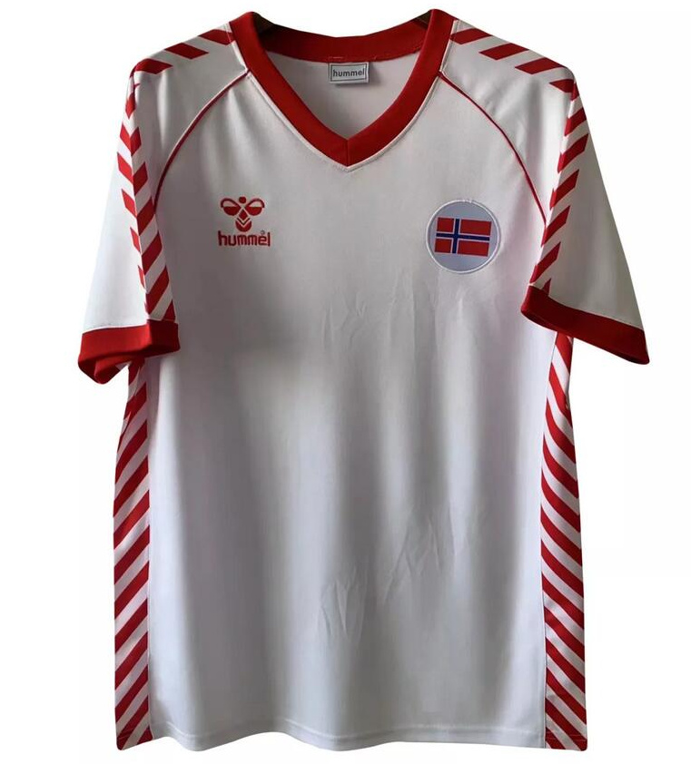 Retro Norway 1984 Home Kit Soccer Jersey