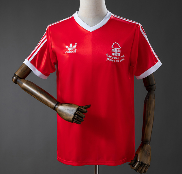 Retro Nottingham Forest 1977-80 Home Soccer Jersey
