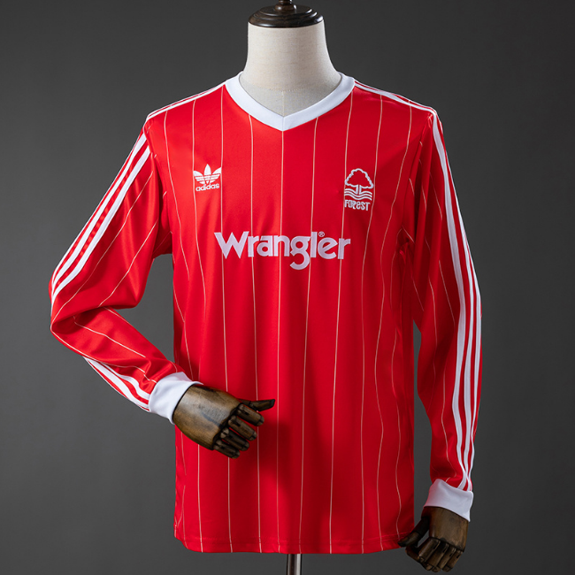 Retro Nottingham Forest 1982-84 Home Long Sleeve Soccer Jersey