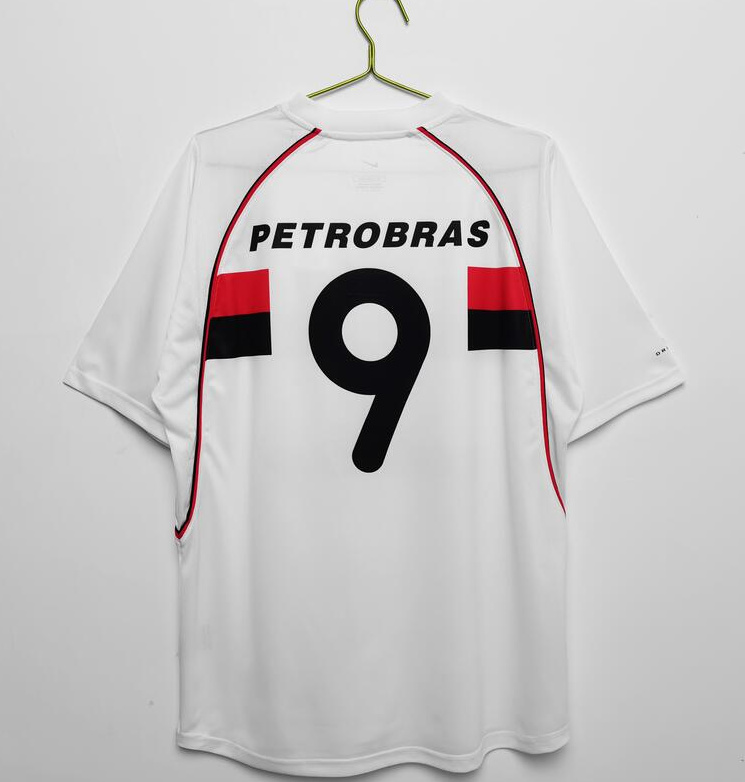 Retro PETROBRAS #9 Flamengo 2002 Away Soccer Jersey