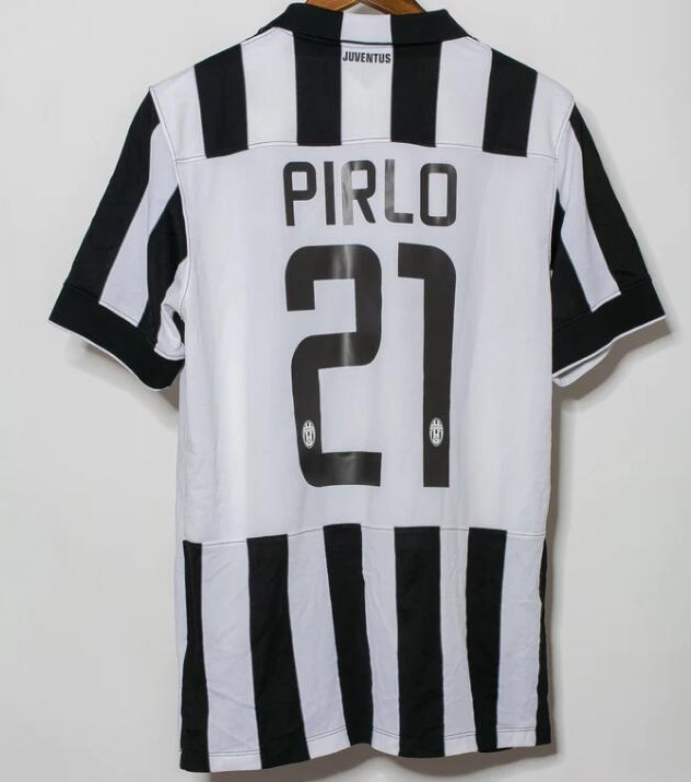 Retro PIRLO #21 Juventus 2014-15 Home Soccer Jersey