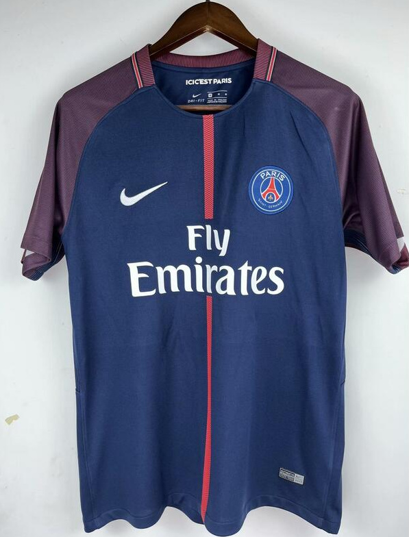 Retro PSG 2017-18 Home Soccer Jersey