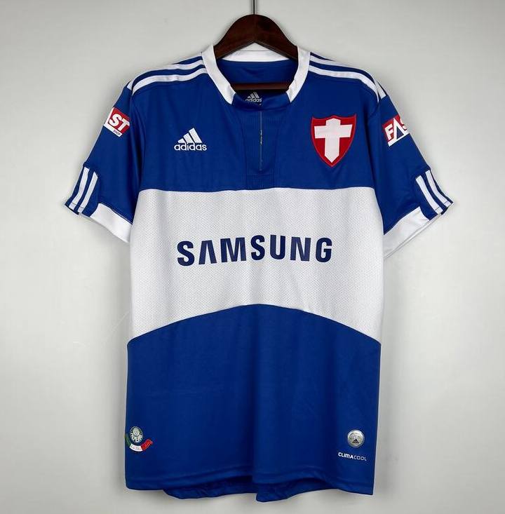 Retro Palmeiras 2009 3rd Away Soccer Jersey Blue
