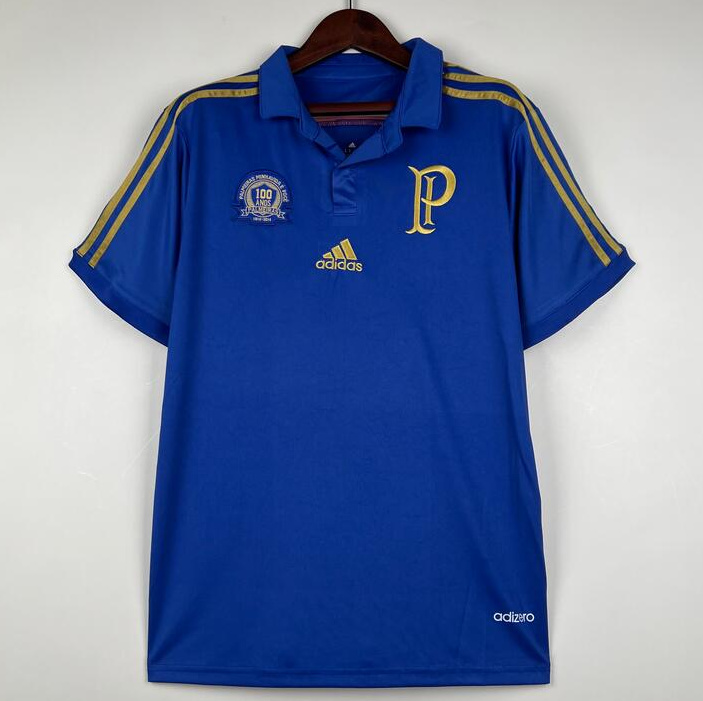 Retro Palmeiras 2014-15 Anniversary Soccer Jersey Blue